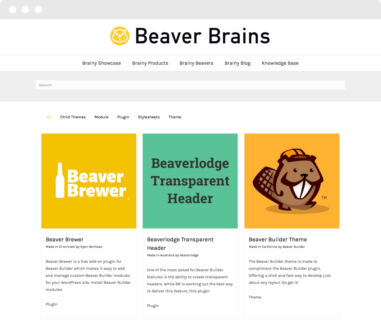 Beaver Builder Module Finder